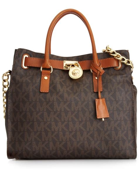 michael kors tasche hamilton klein|Michael Kors Hamilton Signature Large Satchel .